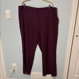 Lane Bryant Plum Trousers